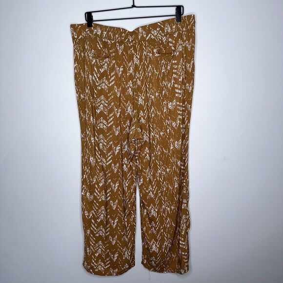 LOGO Lori Goldstein Women’s Printed Pants Chevron Size XL - Picture 3 of 4